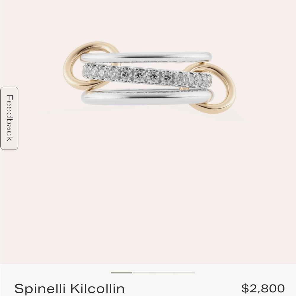 Spinelli kilcollin Petunia, Gold and Silver Ring